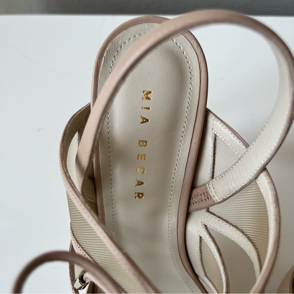 MIA BECAR close toes heels sling backs 7 - Picture 5 of 7